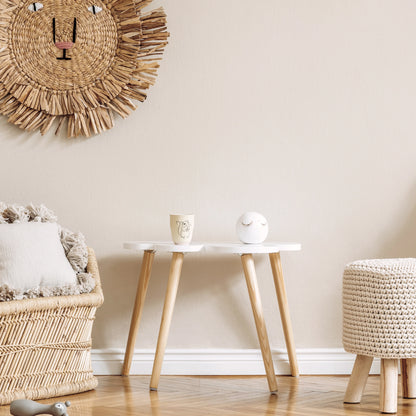 Cozy Crocheted Kids Stool