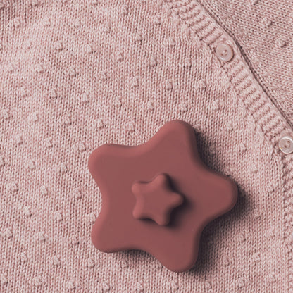 Pink Knit Baby Cardigan