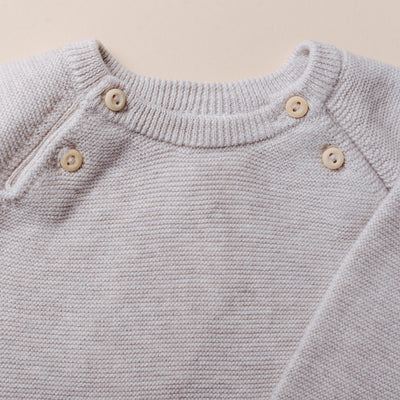 Two-Tone Baby Sweater